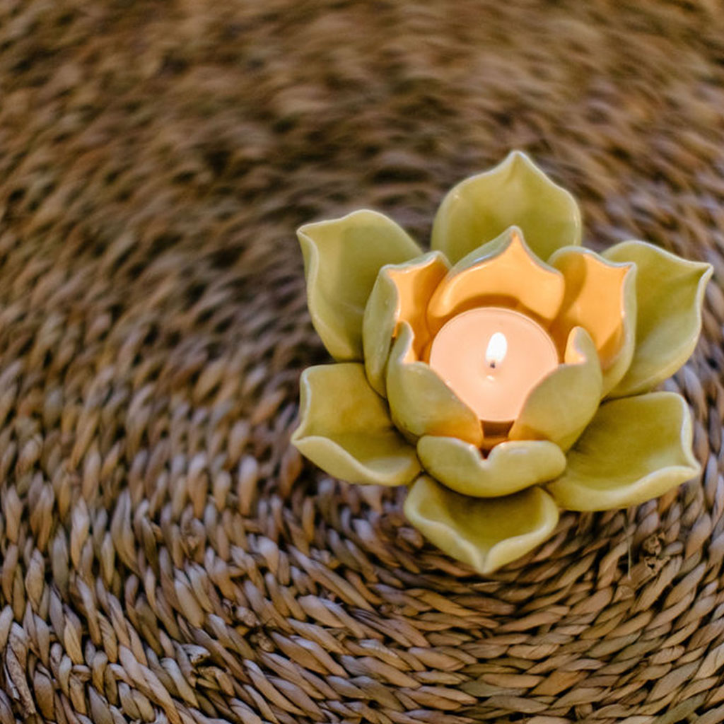 Lotus Flower Candle Holder